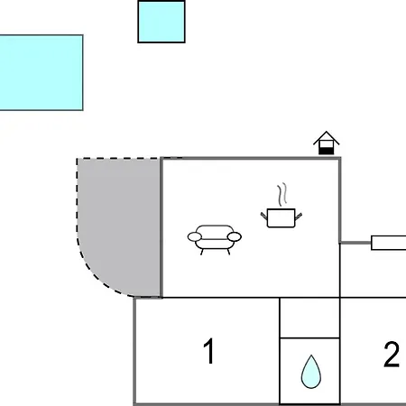 2 Bedroom Cozy In